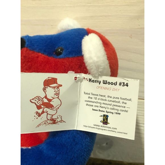 Vtg 1999 Salvino's Bammers Kerry Wood #34 American MLB Former Baseball Pitcher - Picture 4 of 7